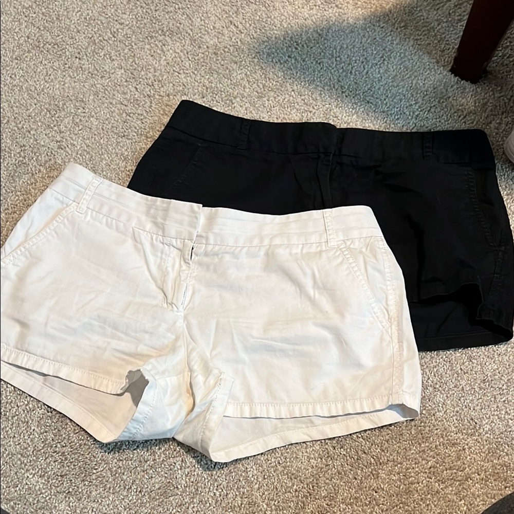 J. Crew Black and White Women's Shorts